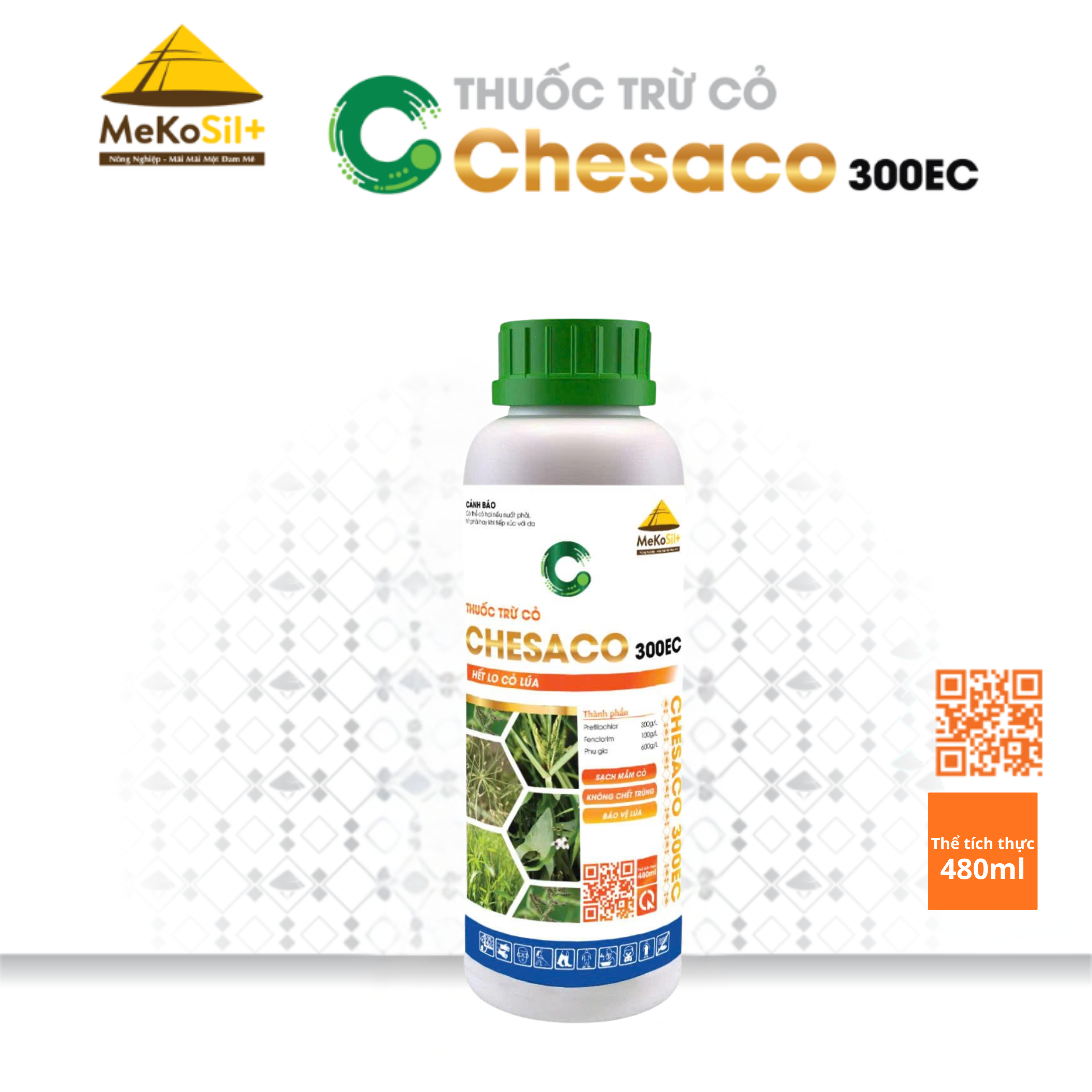 Thuốc trừ cỏ CHESACO 300EC 480ml Thuốc trừ cỏ CHESACO 300EC 480ml