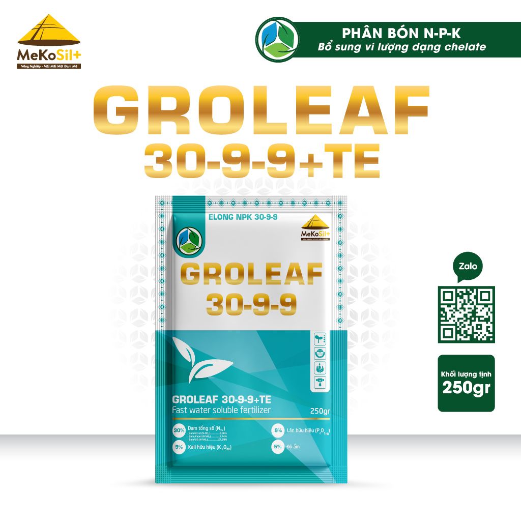 GROLEAF 30-9-9+TE - Phân bón NPK bổ sung vi lượng